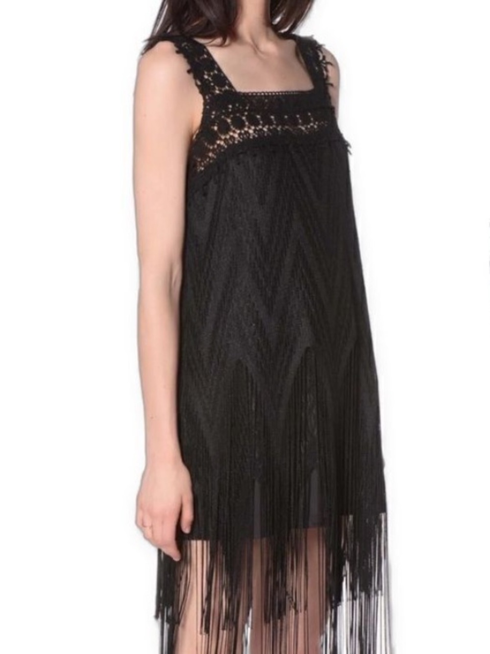 Anna Sui Fringe Dress - 8